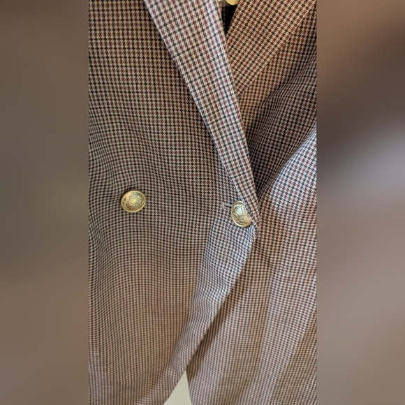 Lane Bryant The Bryant Blazer Plaid Double Breasted Jacket Womens Plus Sz 20 NWT - Picture 2 of 12